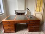Unieke vintage directiebureau met leder en karakter!, Antiek en Kunst, Antiek | Kantoor en Zakelijk, Ophalen