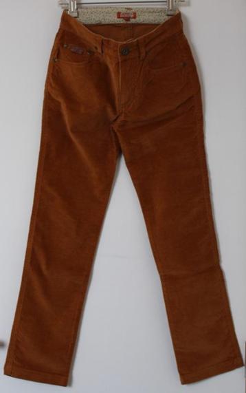 Velours broek cognacbruin van I’Kids – maat 10 jaar beschikbaar voor biedingen