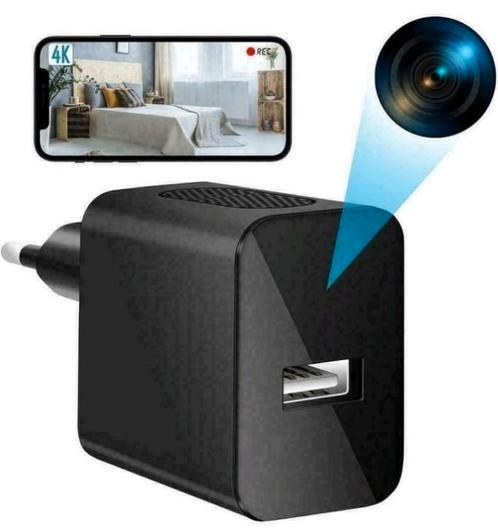 WiFi mini-spionagecamera, 4K, adapter voor bewegingssensor, Audio, Tv en Foto, Actiecamera's, Nieuw, Ophalen of Verzenden