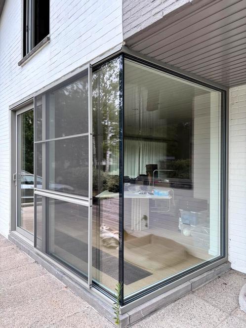 Vast raam alu grijs 19652466mm – zelf uit te breken, Doe-het-zelf en Bouw, Glas en Ramen, Veiligheidsglas, Ophalen