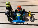 Fiets, raceauto en moto van Playmobil, Ophalen of Verzenden, Gebruikt
