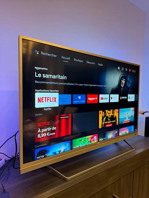 Philips Ambilight, TV, Hi-fi & Vidéo, Télévisions, Comme neuf, LED, 100 cm ou plus, 4k (UHD), Philips, 50 Hz, Smart TV