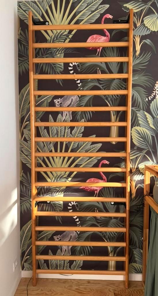 Sportraam / klimrek, Sport en Fitness, Turnen, Zo goed als nieuw, Materiaal, Bruin, Ophalen