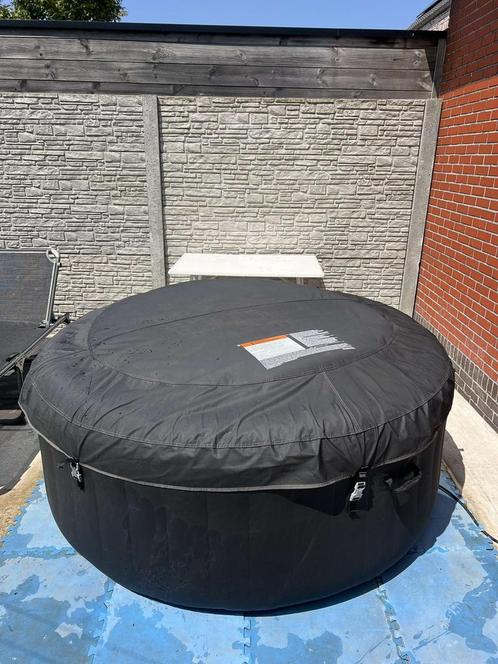 Lay z-spa miami jacuzzi, Tuin en Terras, Bubbelbaden en Hottubs, Zo goed als nieuw, Opblaasbaar, Afdekzeil, Filter, Pomp, Ophalen