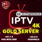 Serveur IPTV GOLD 4K UHD (1 an), TV, Hi-fi & Vidéo, Lecteurs multimédias, Enlèvement, Neuf, Sans disque dur, Audio optique