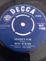 MARK WYNTER. HEAVEN'S PLAN. VG POPCORN OLDIES 45T, CD & DVD, Utilisé, Enlèvement ou Envoi