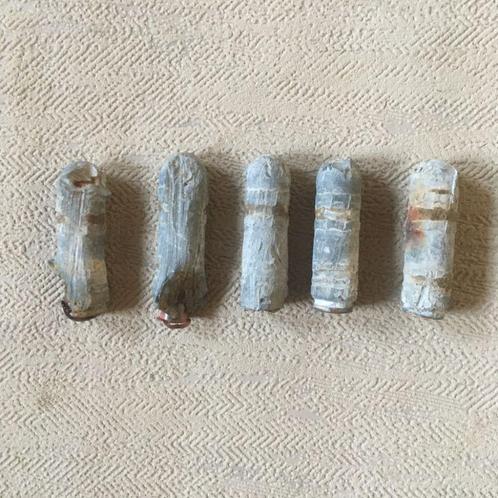 wo2 - Duitse 15 mm loden punten - LEEG, Verzamelen, Militaria | Tweede Wereldoorlog, Landmacht, Hulzen of Bodemvondsten, Ophalen of Verzenden