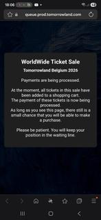 Cherche places tomorrowland w1, Tickets & Billets
