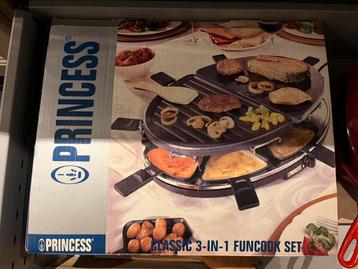 Gourmet/steengrill/raclette 3 in 1 Princess, Ophalen, Gebruikt, 8 personen of meer