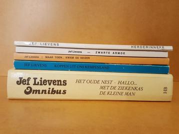 Jef Lievens – pakket van 5 boeken   beschikbaar voor biedingen