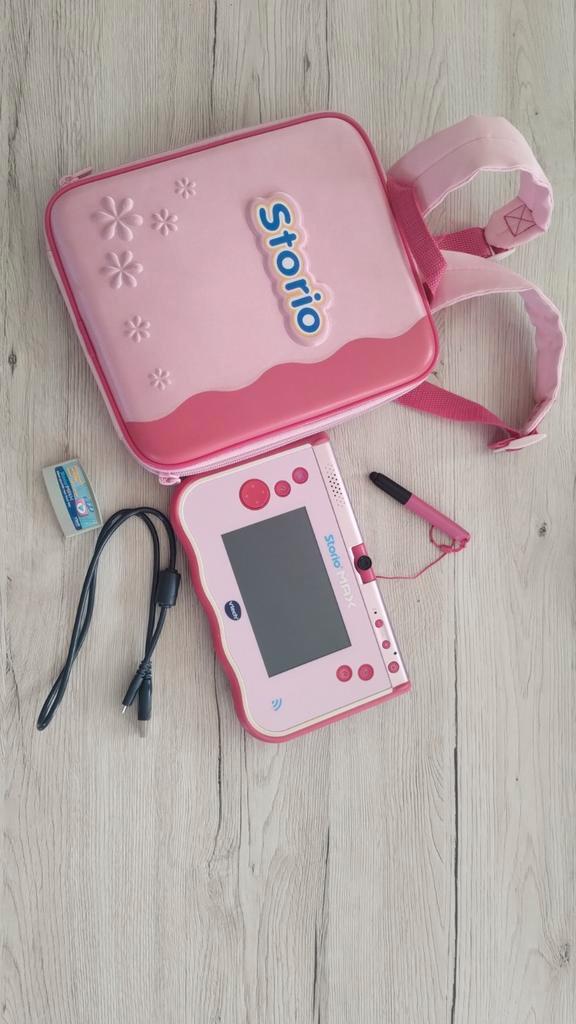 Vtech storio max - roze, Games en Spelcomputers, Spelcomputers | Nintendo Game Boy, Gebruikt, Ophalen