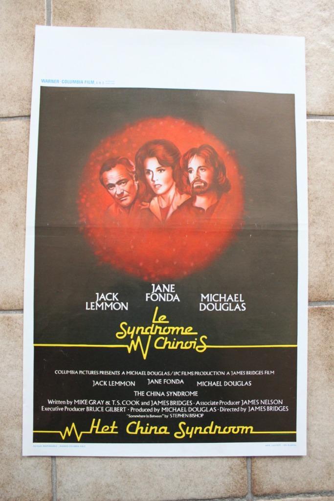 filmaffiche The China Syndrome 1979 Jane Fonda filmposter, Verzamelen, Posters, Zo goed als nieuw, Film en Tv, A1 t/m A3, Rechthoekig Staand