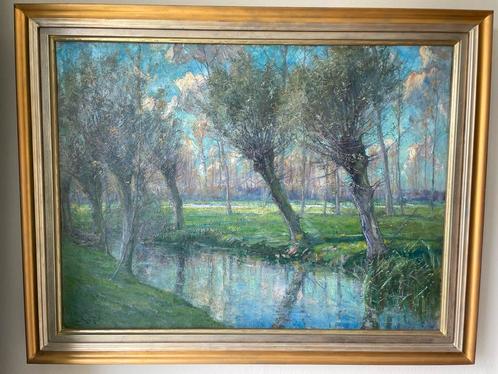 Schilderij Henri Rul, Kempisch landschap, Antiek en Kunst, Kunst | Schilderijen | Modern, Ophalen