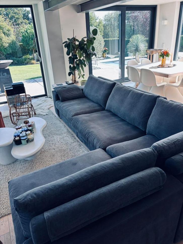 Sofa te koop, Huis en Inrichting, Zetels | Zetels, Zo goed als nieuw, Vierpersoons of meer, 250 tot 300 cm, 75 tot 100 cm, Stof
