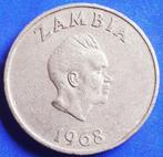 ZAMBIA: 10 NGWEE 1968 KM 12, Postzegels en Munten, Munten | Afrika, Verzenden, Zambia, Losse munt