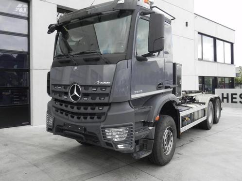 Mercedes-Benz Arocs 3345 6x4 containerhaaksysteem met materi, Auto's, Vrachtwagens, Te koop, ABS, Achteruitrijcamera, Centrale vergrendeling