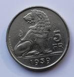 *611* leopold III * 5 frank 1939 Ni* VL/fr Pos B Sterren, Postzegels en Munten, Ophalen of Verzenden, Losse munt