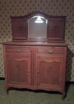 Vintage: Spiegel, 2 deuren, 2 schuiven, Antiek en Kunst, Ophalen