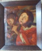 Engelen musicerend - schilderij op doek - 17e eeuw, Antiek en Kunst, Kunst | Schilderijen | Klassiek, Ophalen of Verzenden