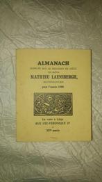 Livre almanach 1980 Liège mathieu laensbergh, Livres, Philosophie, Comme neuf, Enlèvement ou Envoi