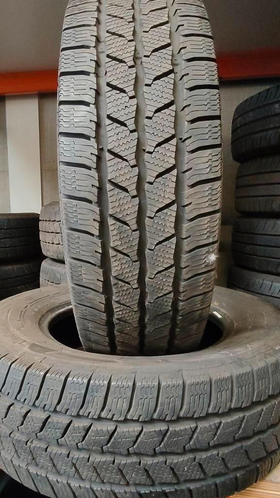 215/70r15c continental 215/70/r15c 21570r15 2x winterbanden, Auto diversen, Autosport-onderdelen, Ophalen