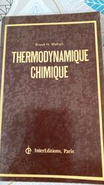 Petit livre de chimie .thermodynamique, Enlèvement ou Envoi, Comme neuf