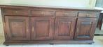 massief houten dressoir, Huis en Inrichting, Kasten | Dressoirs, Ophalen, Klassiek, Zo goed als nieuw, 200 cm of meer