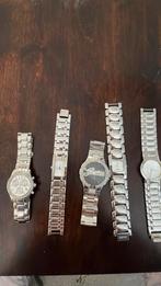 5 zilverkleurige horloges esprit , chris, guess, Bijoux, Sacs & Beauté, Montres | Femmes, Argent, Enlèvement, Utilisé, Montre-bracelet