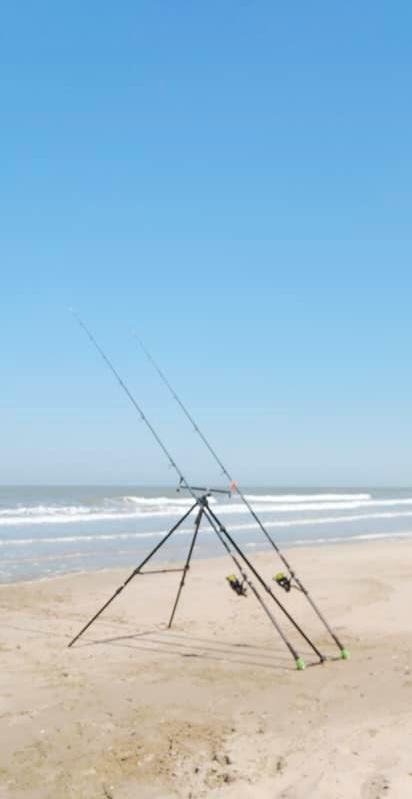 Complete set strandvismateriaal – Shakespeare, Watersport en Boten, Hengelsport | Zeevissen, Complete set, Ophalen