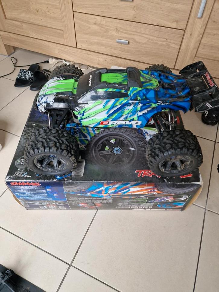 Traxxas e-revo 2.0, Hobby en Vrije tijd, Modelauto's | 1:5 tot 1:12, Ophalen