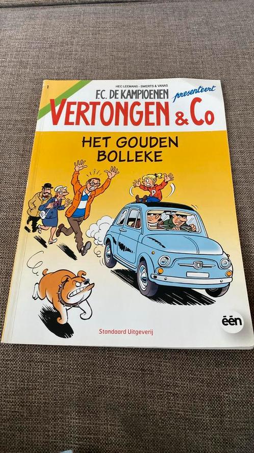 Swerts & Vanas - Vertongen & C0 het gouden bolleke, Boeken, Stripverhalen, Gelezen, Ophalen of Verzenden