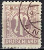 Duitsland Bizone 1945/1946 - Yvert 2 - Letter M (ST), Postzegels en Munten, Postzegels | Europa | Duitsland, Verzenden, Gestempeld