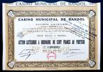 Casino Municipal de Bandol 1930, Ophalen of Verzenden, 1920 tot 1950, Aandeel