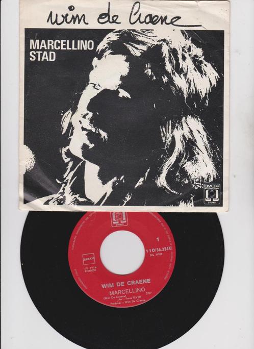 Wim De Craene – Marcellino 1970, Cd's en Dvd's, Vinyl Singles, Gebruikt, Single, Nederlandstalig, 7 inch, Ophalen of Verzenden