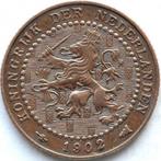 Pays-Bas 1 cent, 1902, Timbres & Monnaies, Monnaies | Pays-Bas, 1 centime, Enlèvement ou Envoi, Monnaie en vrac