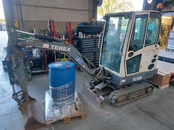 Terex TC20 met motorschade 2340uren + 3bakken beschikbaar voor biedingen