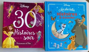 2 gros livres HISTOIRES DU SOIR Disney avant de s'endormir beschikbaar voor biedingen