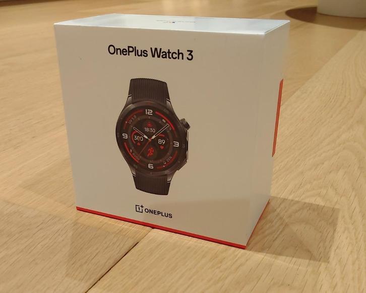 Oneplus Watch 3 (46mm) te koop, Handtassen en Accessoires, Smartwatches, Nieuw, Android, Zwart, Afstand, Calorieverbanding, Conditie