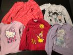 Pakket - meisje - t-shirts met lange mouwen - maat 98/104, Ophalen of Verzenden, Gebruikt, Meisje, Shirt of Longsleeve