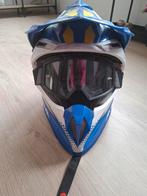 Helm met bril, Motoren, Kleding | Motorhelmen, Ophalen of Verzenden