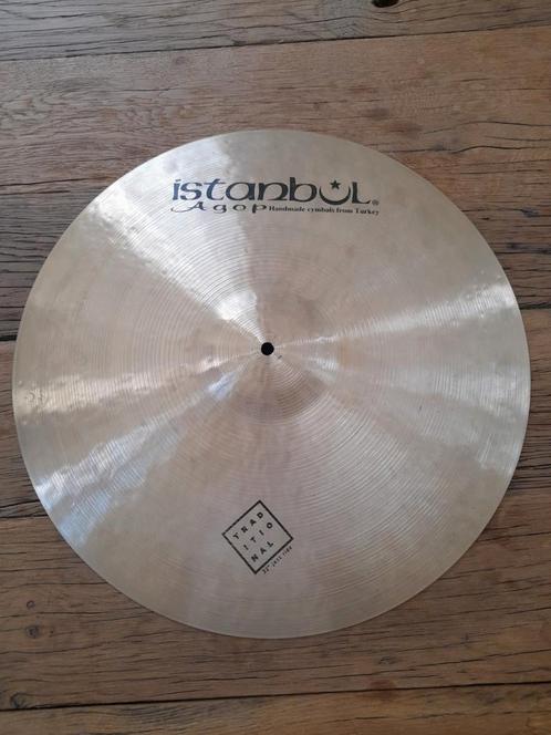 Istanbul Agop 22" Traditional Medium Jazz Ride, Muziek en Instrumenten, Drumstellen en Slagwerk, Zo goed als nieuw, Ophalen of Verzenden