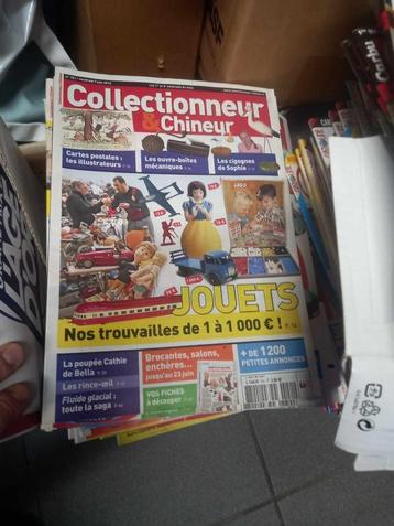 Collectionneur & Chineur lot magazines brocanteur  beschikbaar voor biedingen