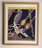 Roy Lichtenstein: lithografie ingelijst in 40 bij 50 cm., Ophalen of Verzenden