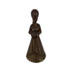 Antieke bronzen bel - 19e-eeuwse elegantie