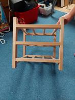 Wijnrekken (hout, 9 flessen), Ophalen, Zo goed als nieuw