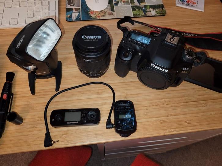 Canon EOS 80D, Audio, Tv en Foto, Fotocamera's Digitaal, Zo goed als nieuw, Canon, Ophalen