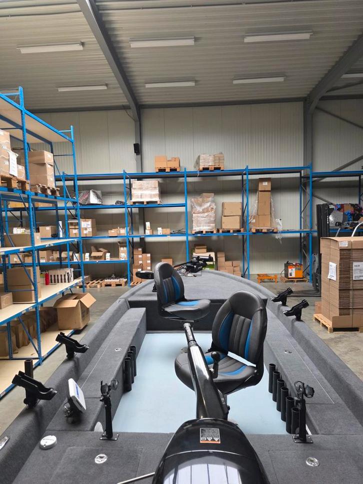 Visboot/Roofvisboot + trailer + 60PK buitenboordmotor, Watersport en Boten, Hengelsport | Roofvissen, Ophalen