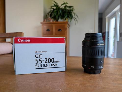 Canon EF 55-200 mm USM, Audio, Tv en Foto, Foto | Lenzen en Objectieven, Gebruikt, Telelens, Ophalen