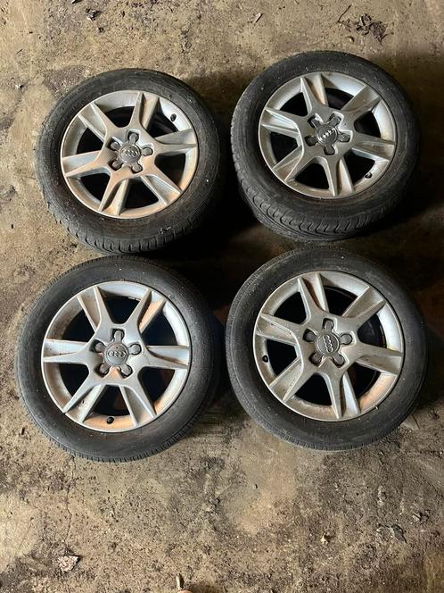 Route complete avec jantes, et pneu peu usé Audi A3 a vendre, Auto-onderdelen, Banden en Velgen, Banden en Velgen, Gebruikt, Ophalen