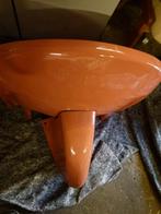 vintage wastafel lavabo Carneool 70er jaren, Ophalen, Huis en Inrichting